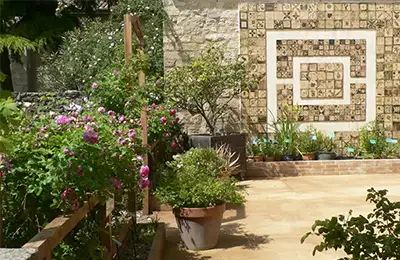 Le jardin médiéval pendant le jeu de piste Kuriooz à Uzès